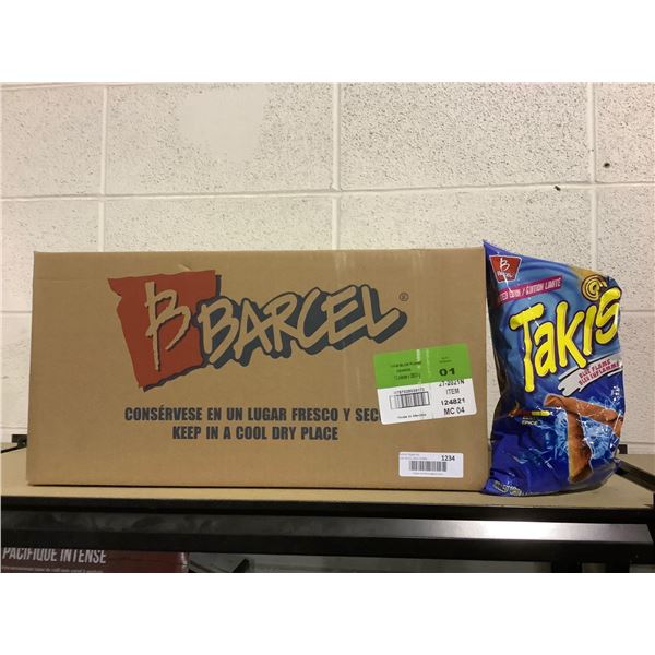 Case of Takis Blue Flame Rolled Tortilla Chips (12 x 280g)