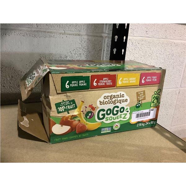 Case of GoGo Squeez Fruit Sauce (2.16kg)