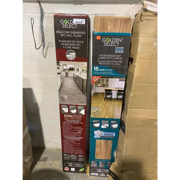 Lot of Assorted Vinyl/Laminate Flooring