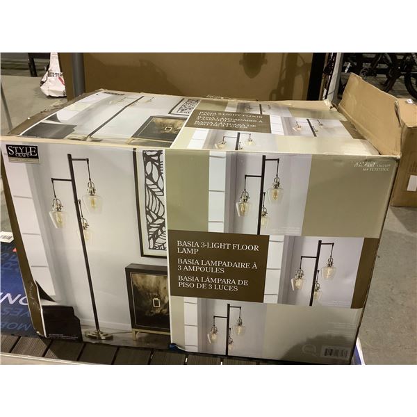 Style Craft Basia 3 Light Floor Lamp