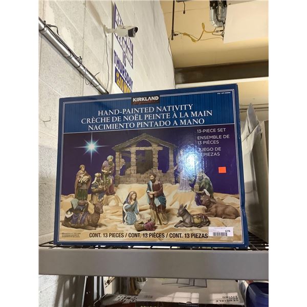 Kirkland Hand-Painted Nativity Set