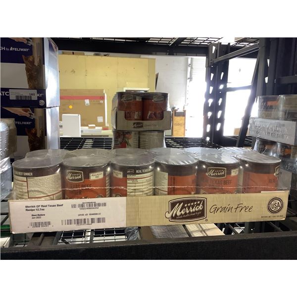 Merrick Grain Free Real Texas Beef Dog Food (12 x 360g)