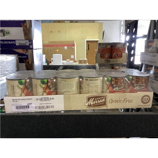 Merrick Grain Free Cowboy Cookout Dog Food (12 x 360g)