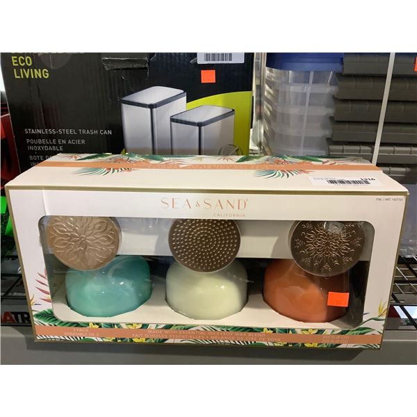 Sea & Sand 3-Pack 9oz Candle Set