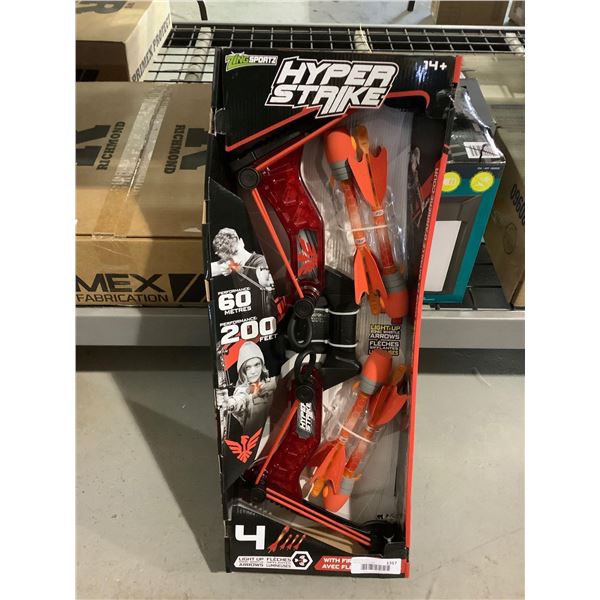 ZingSportz Hyper Strike Foam Bow and Arrow Set - Red