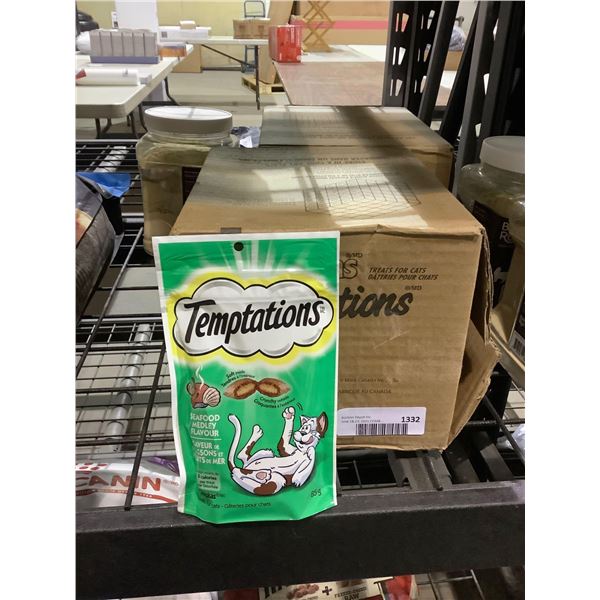 Case of Temptations Seafood Medley Flavor Cat Treats (12 x 85g)