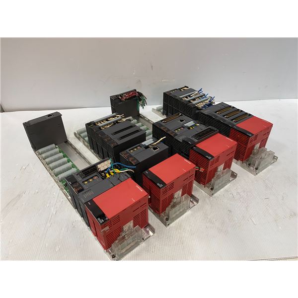 Lot of Mitsubishi Racks with Modules