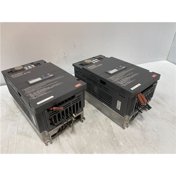 (2) - Mitsubishi FR-A740-3.7K Inverters