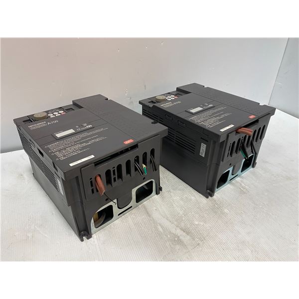 (2) - Mitsubishi FR-A740-5.5K Inverter Drives