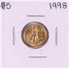 Image 1 : 1998 $5 American Gold Eagle Coin