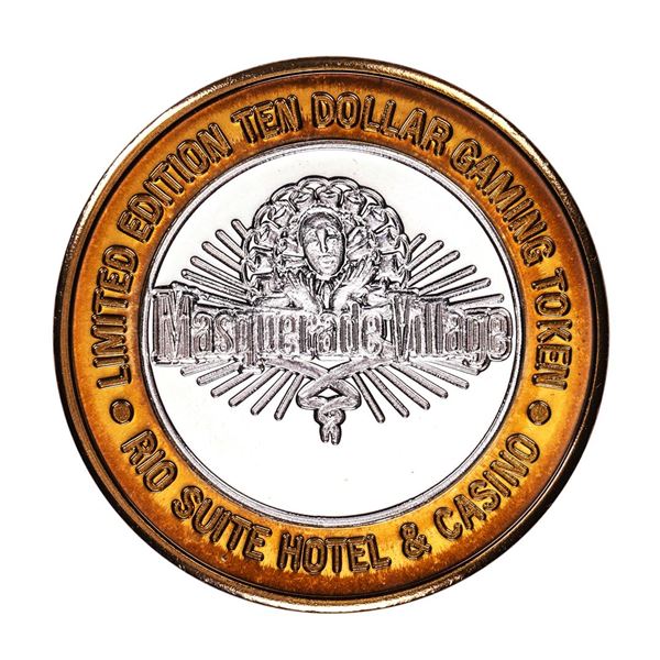 .999 Silver Rio Suite Hotel & Casino Las Vegas $10 Casino Limited Edition Gaming Token