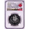 Image 1 : 1987 $1 Canada John Davis Expedition Silver Dollar Coin NGC MS70 DPL