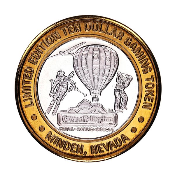 .999 Silver Carson Valley Inn Minden, NV $10 Limited Edition Gaming Token