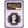 Image 2 : 1981 $1 Proof Trans-Canada Railway Silver Dollar Coin NGC PF 70 Ultra Cameo