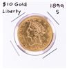 Image 1 : 1899-S $10 Liberty Head Eagle Gold Coin