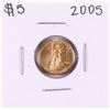 Image 1 : 2005 $5 American Gold Eagle Coin