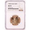 Image 1 : 1998 $25 American Gold Eagle Coin NGC MS70