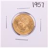 Image 1 : 1957Mo Mexico Diez Pesos Constitution Centennial Gold Coin