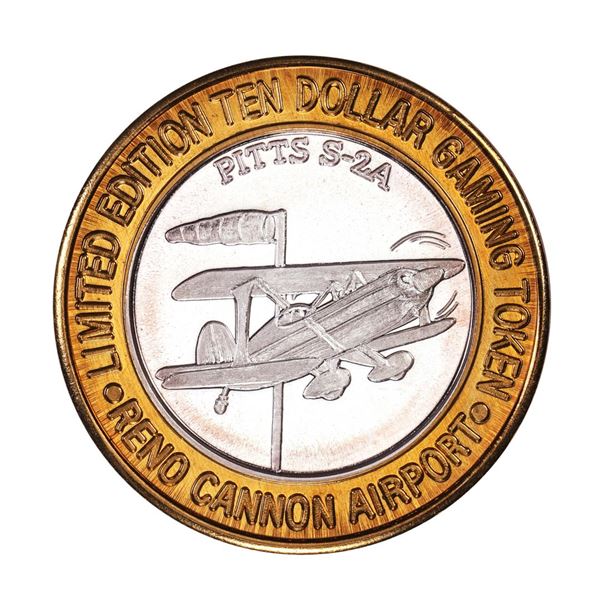 .999 Silver Fly RNO Reno Tahoe $10 Casino Limited Edition Gaming Token