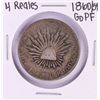 Image 1 : 1860/59 GoPF Mexico 4 Reales Silver Coin