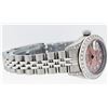 Image 3 : Rolex Ladies Stainless Steel Salmon Diamond Quickset Datejust Wristwatch