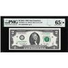 Image 1 : 2013 $2 Federal Reserve San Francisco Star Note PMG Gem Uncirculated 65EPQ STAR