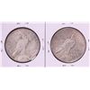 Image 2 : Lot of 1923-S & 1924-S $1 Peace Silver Dollar Coins
