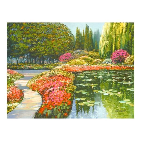 Behrens (1933-2014) "The Colors Of Giverny" Limited Edition Giclee on Canvas