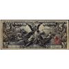 Image 1 : 1896 $5 Educational Silver Certificate Note