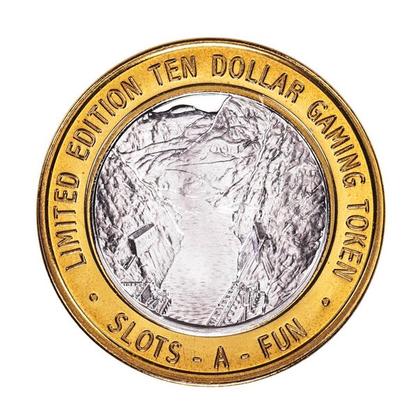 .999 Fine Silver Slots A Fun Casino Las Vegas, NV $10 Limited Edition Gaming Token
