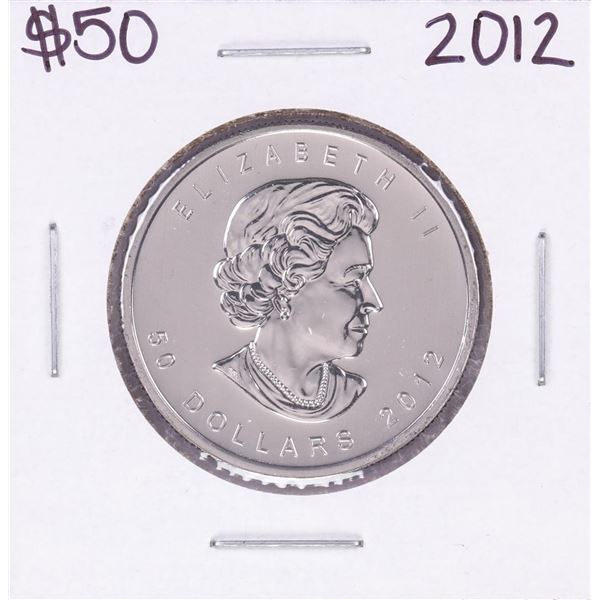 2012 $50 Canada 1oz. Platinum Maple Leaf Coin