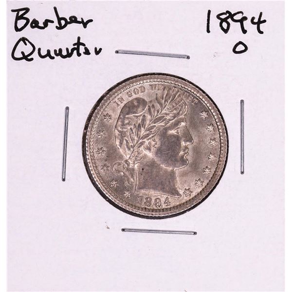 1894-O Barber Quarter Coin