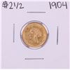 Image 1 : 1904 $2 1/2 Liberty Head Quarter Eagle Gold Coin