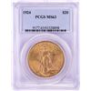 Image 1 : 1924 $20 St. Gaudens Double Eagle Gold Coin PCGS MS63