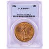 Image 1 : 1924 $20 St. Gaudens Double Eagle Gold Coin PCGS MS64