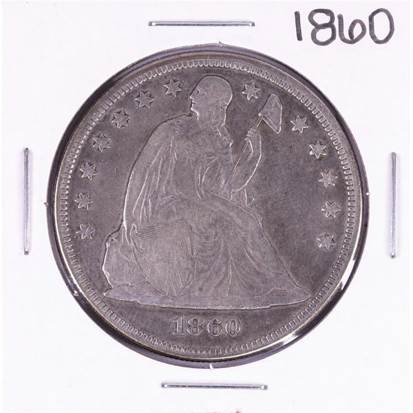 1860 Seated Liberty Silver Dollar
