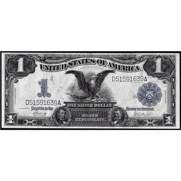 1899 $1 Black Eagle Silver Certificate Note