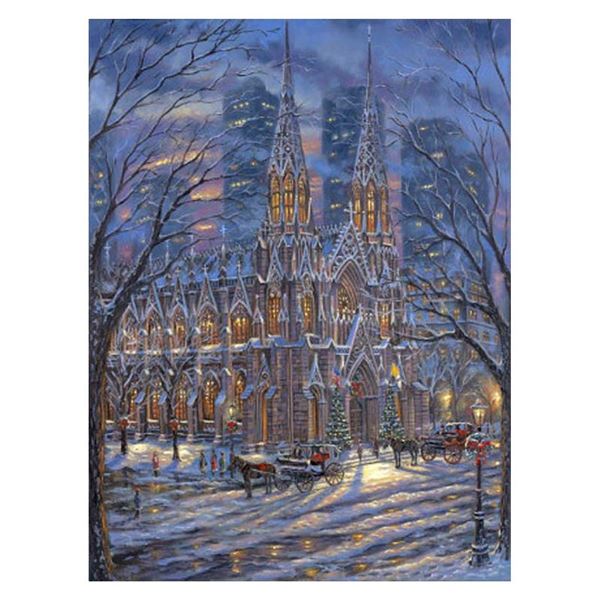 Robert Finale "St Patricks Cathedral" Limited Edition Giclee on Canvas