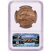 Image 2 : 1925 $20 St. Gaudens Double Eagle Gold Coin NGC MS62