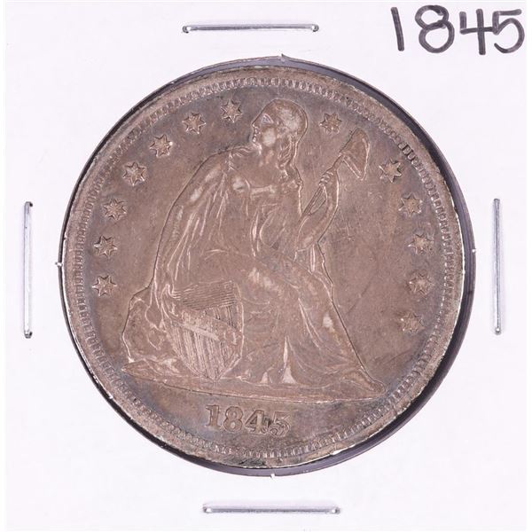 1845 Seated Liberty Silver Dollar