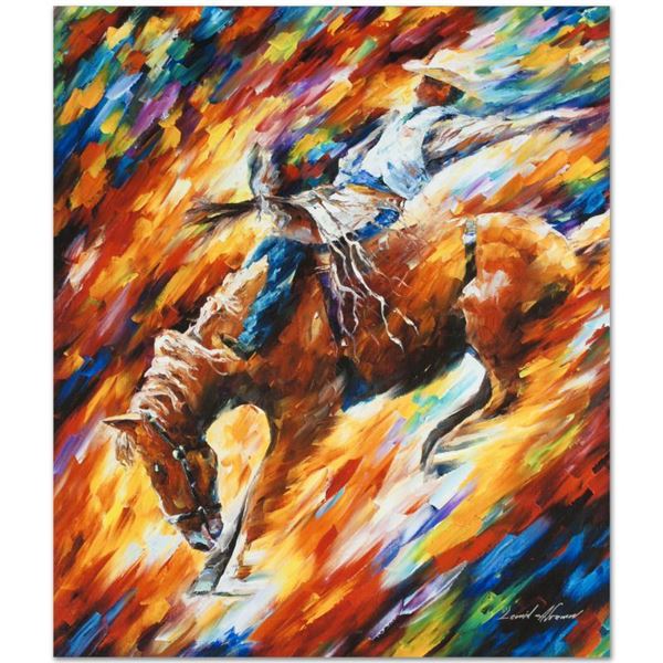 Afremov (1955-2019) "Rodeo Dangerous Games" Limited Edition Giclee on Canvas