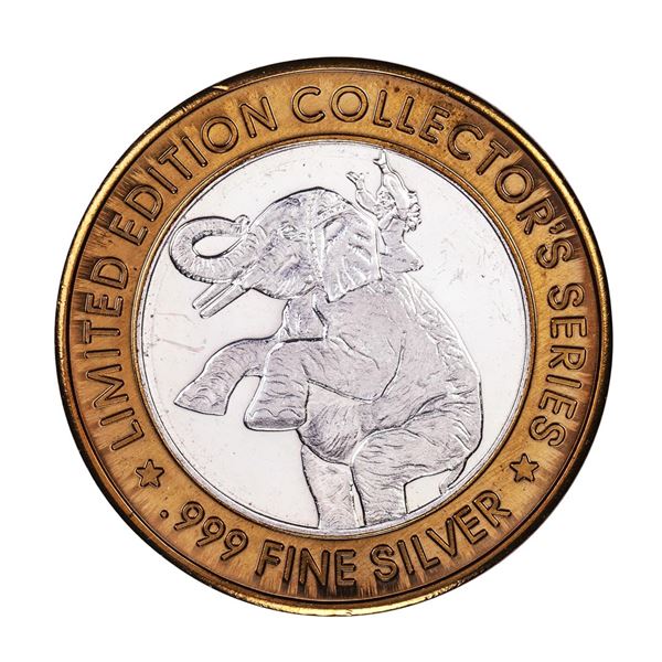 .999 Silver Circus Circus Hotel & Casino $10 Limited Edition Casino Gaming Token