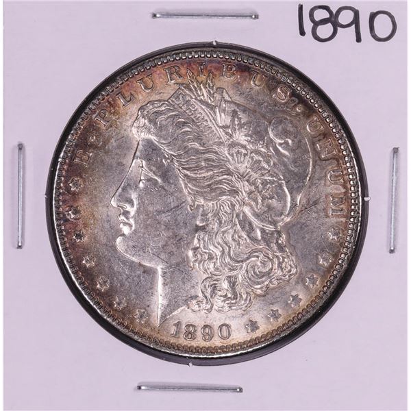 1890 $1 Morgan Silver Dollar Coin Nice Toning