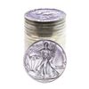Image 1 : Roll of (20) Brilliant Uncirculated 1992 $1 American Silver Eagle Coins