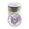 Image 2 : Roll of (20) Brilliant Uncirculated 1992 $1 American Silver Eagle Coins