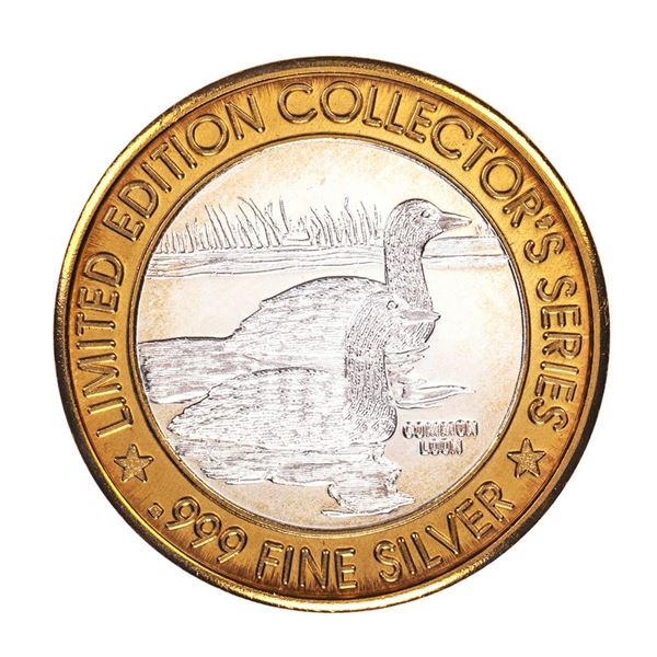 .999 Silver Casino Windsor Ontario, Canada $20 Casino Limited Edition Gaming Token