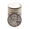 Image 1 : Roll of (20) Mixed Date Franklin Half Dollar Coins
