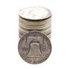 Image 2 : Roll of (20) Mixed Date Franklin Half Dollar Coins