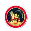 Image 1 : 2007 Holiday Let it Snow .999 Fine Silver Colorized Enamel Round