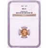 Image 1 : 1861 $1 Indian Princess Head Gold Dollar Coin NGC MS61